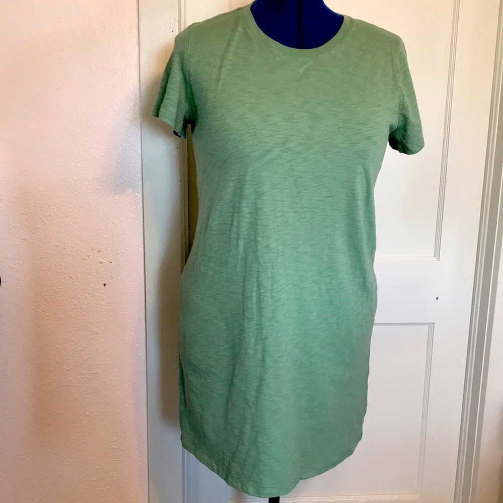 NWOT Universal Thread Goods Co. T Shirt dress olive green plus size XXL